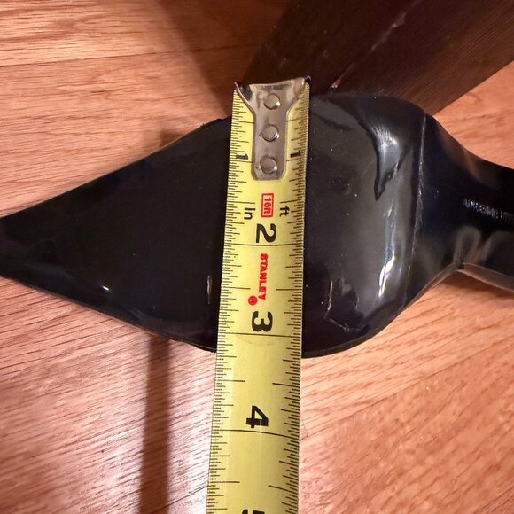 Adrienne Vittadini D'Orsay Leather Cap Toe Pumps Heels - Picture 8 of 8